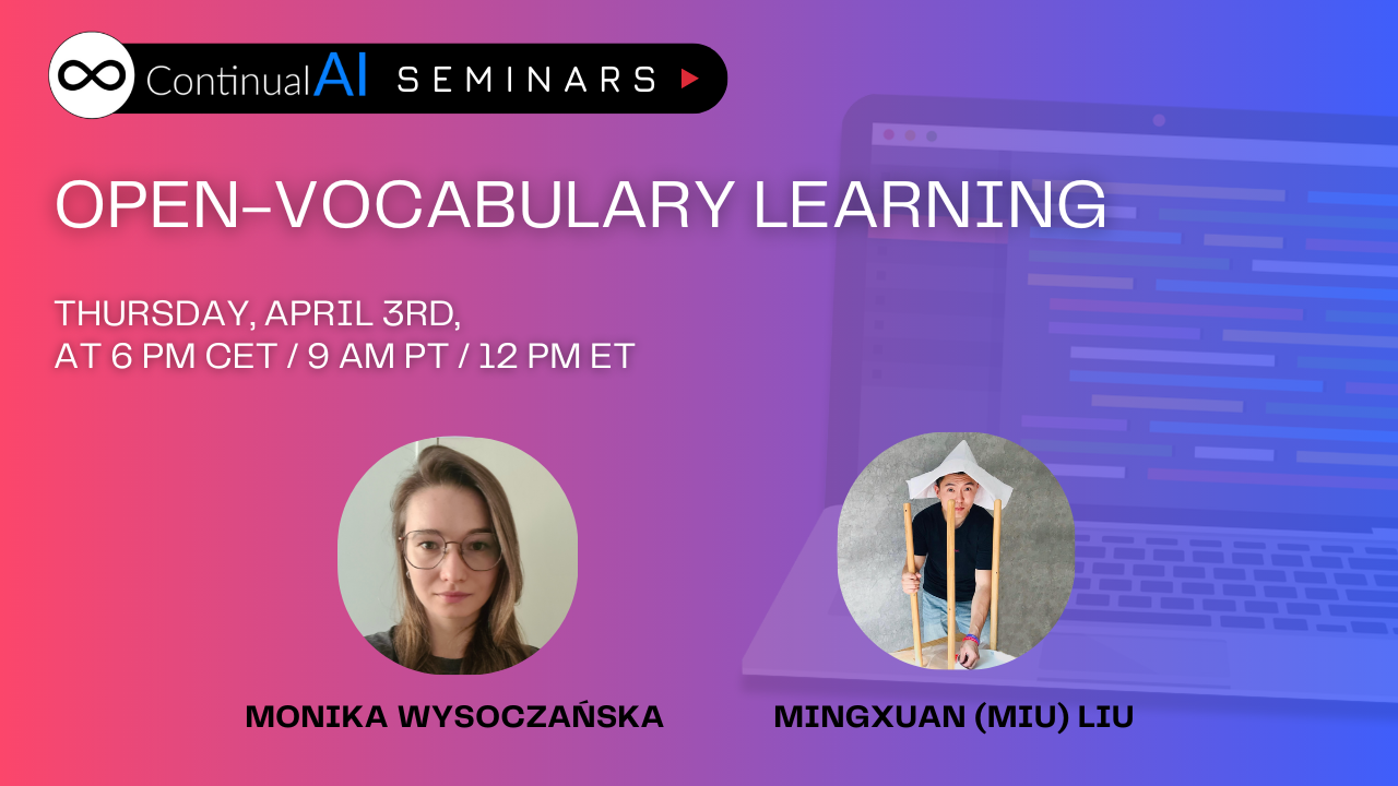 ContinualAI April 2025 Seminar/Meetup